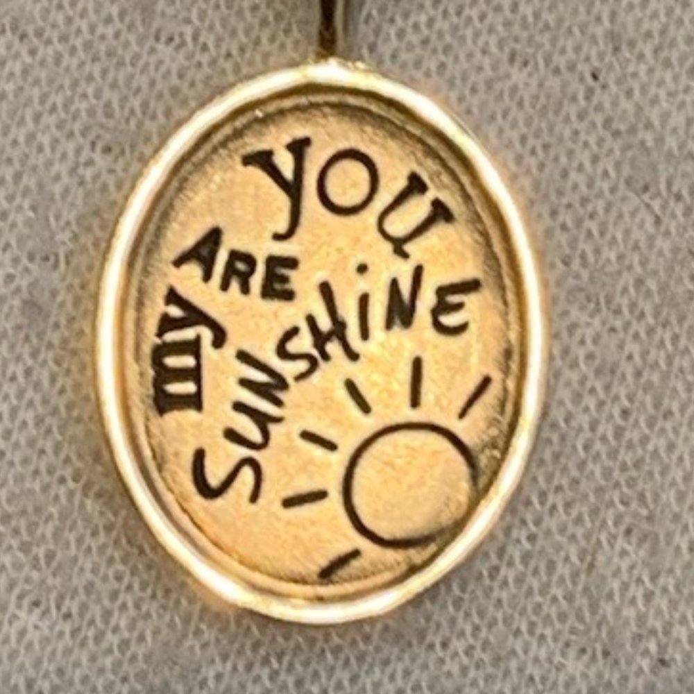 Heather Moore Oval Quote Charm